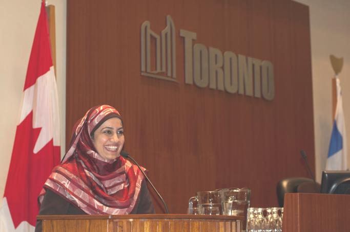 Newcomer Speakers Bureau at Toronto City Hall 2012