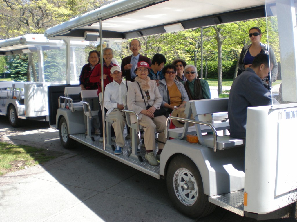 Seniors group at Toronto Centre Island