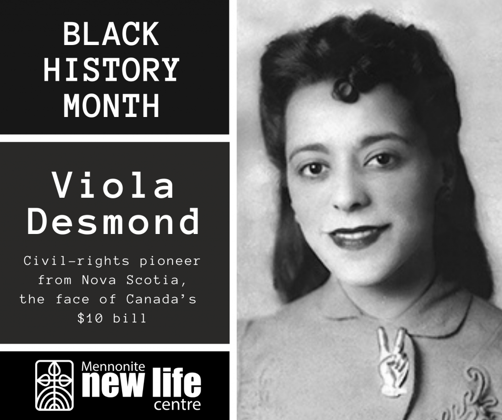 Black History Month Viola Desmond